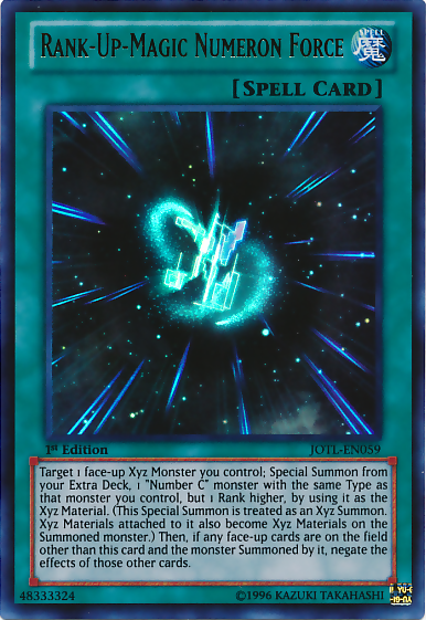Rank-Up-Magic Numeron Force [JOTL-EN059] Ultra Rare - Duel Kingdom