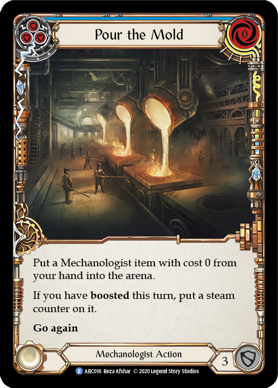Pour the Mold (Blue) [ARC016] Unlimited Normal - Duel Kingdom
