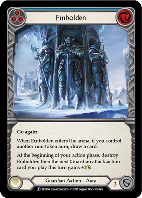 Embolden (Blue) [U-ELE208] Unlimited Rainbow Foil - Duel Kingdom