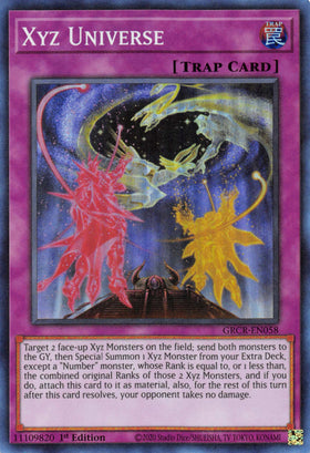 Xyz Universe [GRCR-EN058] Super Rare - Duel Kingdom