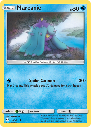 Mareanie (68/214) [Sun & Moon: Lost Thunder] - Duel Kingdom