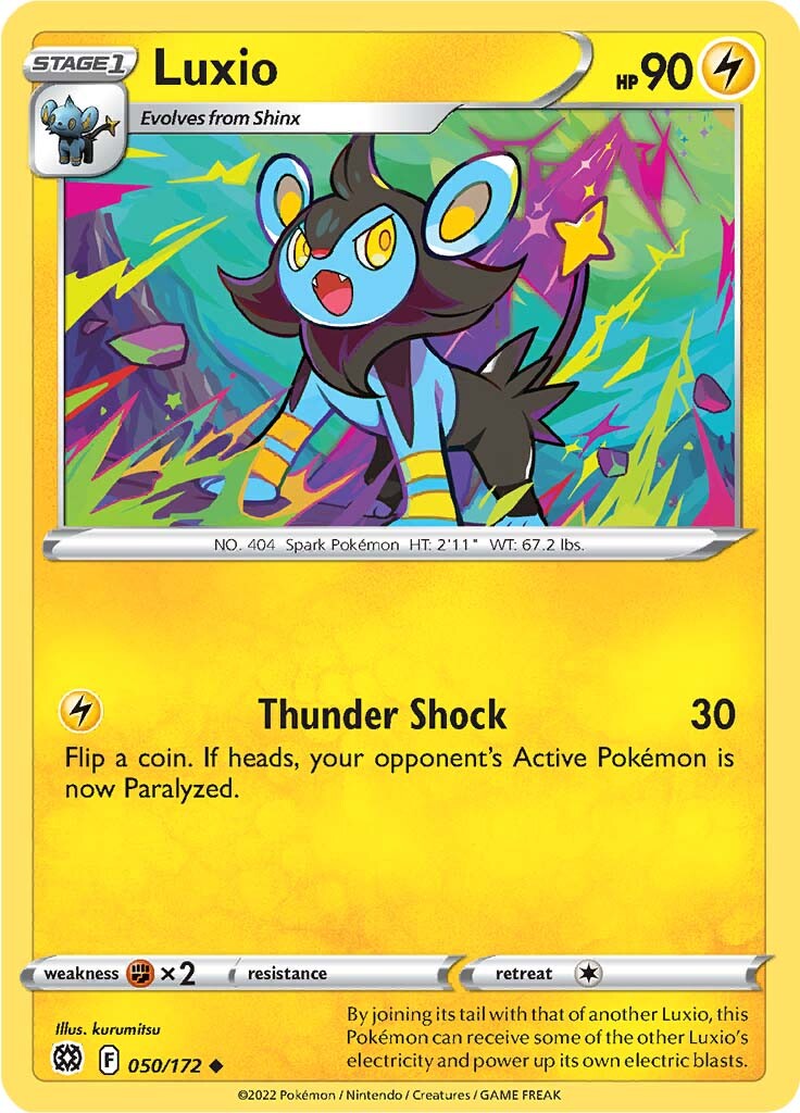 Luxio (050/172) [Sword & Shield: Brilliant Stars] - Duel Kingdom