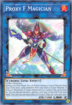 Proxy F Magician [MP21-EN069] Common - Duel Kingdom