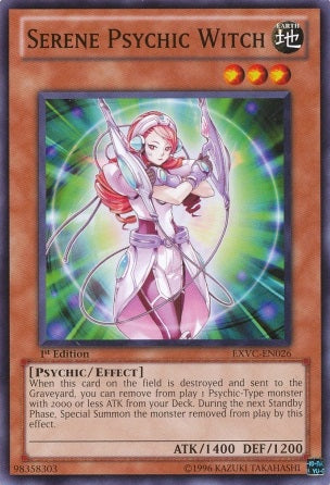 Serene Psychic Witch [EXVC-EN026] Common - Duel Kingdom