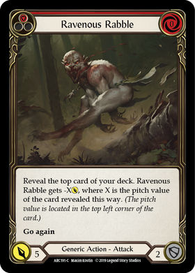 Ravenous Rabble (Red) [ARC191-C] 1st Edition Normal - Duel Kingdom