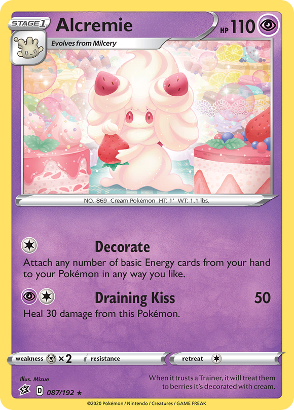 Alcremie (87/192) [Sword & Shield: Rebel Clash] - Duel Kingdom
