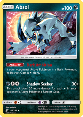 Absol (88/181) [Sun & Moon: Team Up] - Duel Kingdom