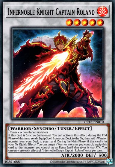 Infernoble Knight Captain Roland [OP15-EN010] Super Rare - Duel Kingdom