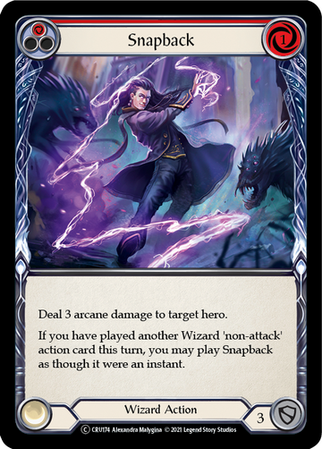 Snapback (Red) [CRU174] Unlimited Normal - Duel Kingdom