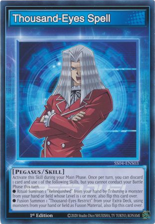 Thousand-Eyes Spell [SS04-ENS03] Common - Duel Kingdom