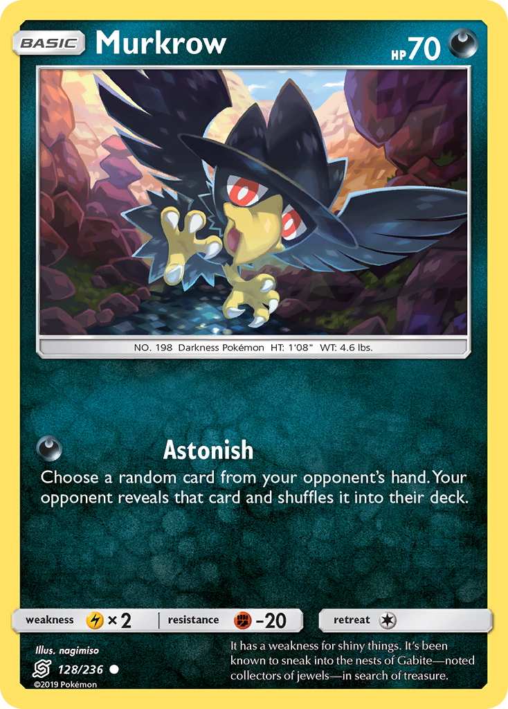 Murkrow (128/236) [Sun & Moon: Unified Minds] - Duel Kingdom