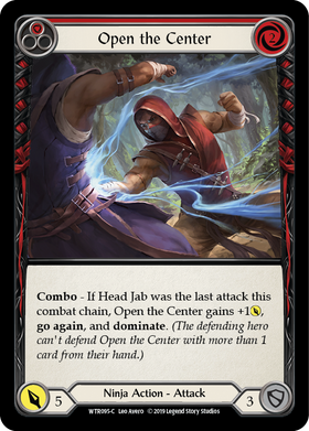 Open the Center (Red) [WTR095-C] Alpha Print Normal - Duel Kingdom