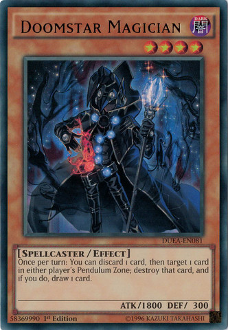 Doomstar Magician [DUEA-EN081] Ultra Rare - Duel Kingdom