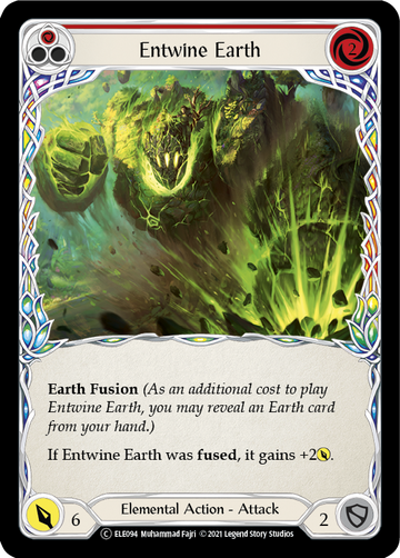 Entwine Earth (Red) [U-ELE094] Unlimited Rainbow Foil - Duel Kingdom