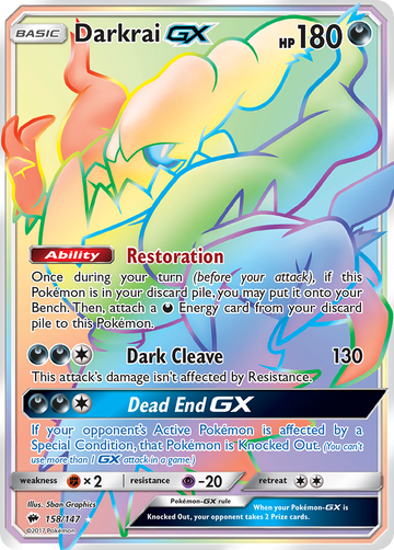 Darkrai GX (158/147) [Sun & Moon: Burning Shadows] - Duel Kingdom