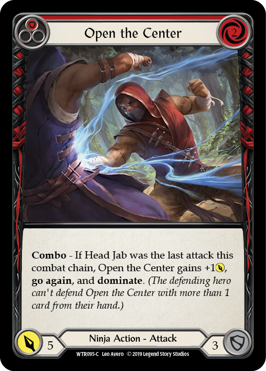 Open the Center (Red) [WTR095-C] Alpha Print Rainbow Foil - Duel Kingdom