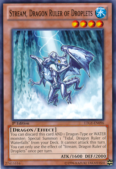 Stream, Dragon Ruler of Droplets [LTGY-EN096] Common - Duel Kingdom