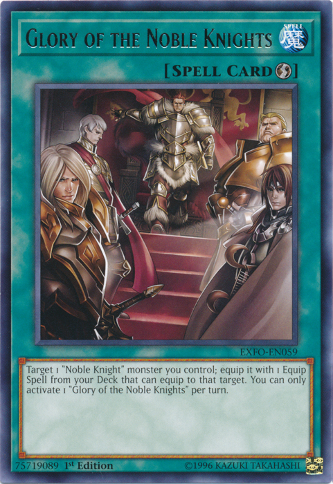 Glory of the Noble Knights [EXFO-EN059] Rare - Duel Kingdom