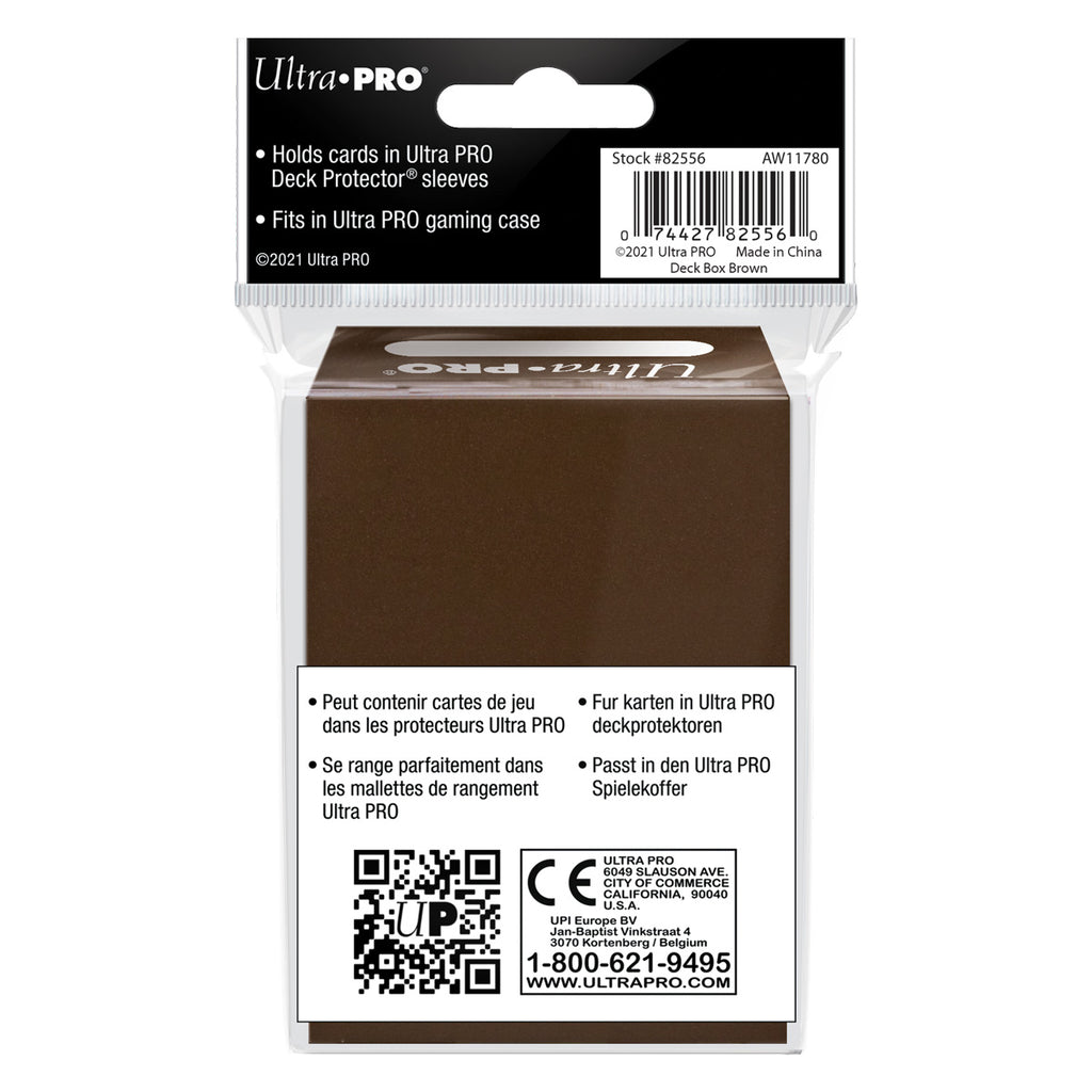 Ultra-Pro Brown Deck Box