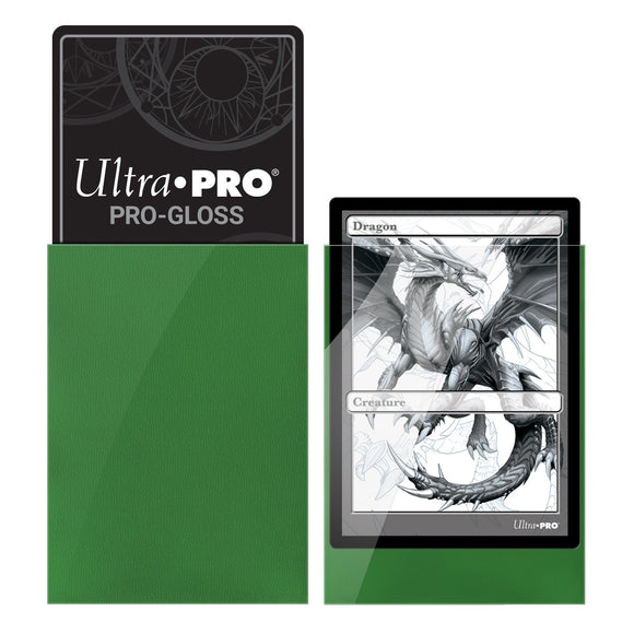 100ct Pro-Gloss Green Standard Deck Protectors