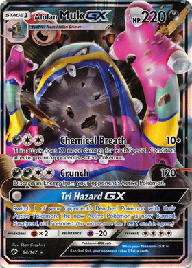 Alolan Muk GX (084/147) [Sun & Moon: Burning Shadows]