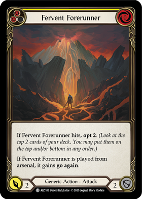 Fervent Forerunner (Yellow) [ARC183] Unlimited Rainbow Foil - Duel Kingdom