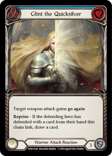 Glint the Quicksilver [WTR118-M] Alpha Print Normal - Duel Kingdom