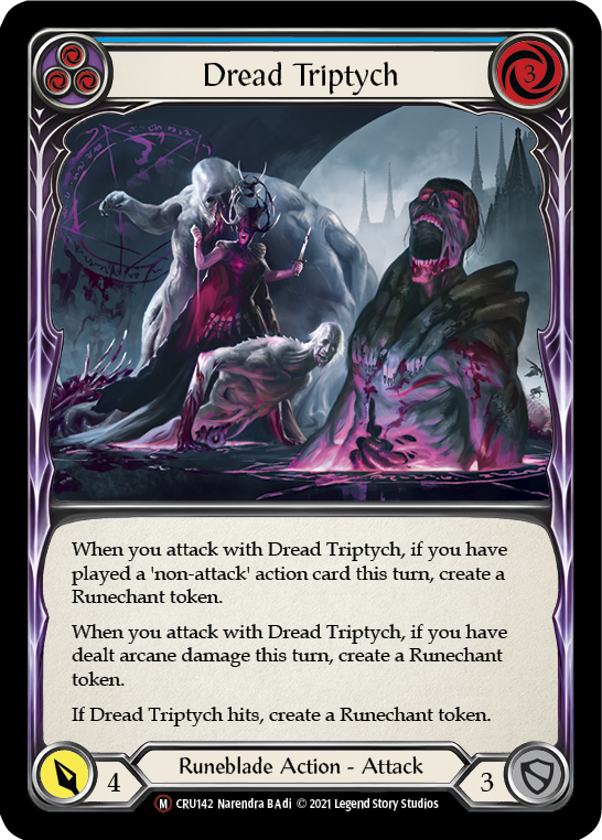 Dread Triptych [CRU142] Unlimited Normal - Duel Kingdom