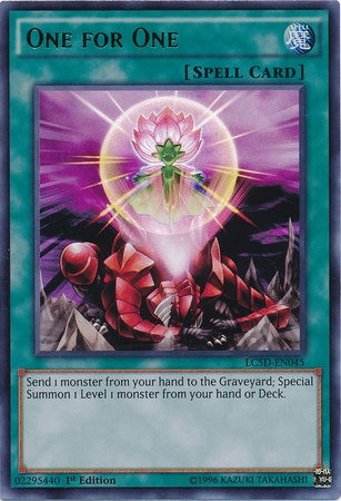 One for One [LC5D-EN045] Ultra Rare - Duel Kingdom