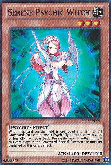 Serene Psychic Witch [AP03-EN004] Super Rare - Duel Kingdom
