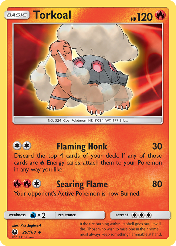 Torkoal (29/168) [Sun & Moon: Celestial Storm] - Duel Kingdom