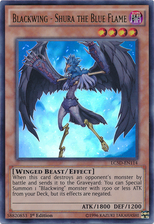 Blackwing - Shura the Blue Flame [LC5D-EN114] Ultra Rare - Duel Kingdom