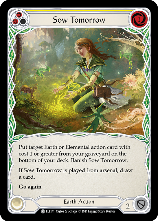 Sow Tomorrow (Yellow) [ELE141] 1st Edition Normal - Duel Kingdom