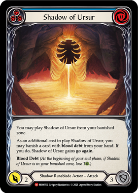 Shadow of Ursur (Rainbow Foil) [MON156-RF] 1st Edition Rainbow Foil - Duel Kingdom