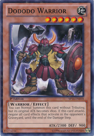 Dododo Warrior [SP14-EN018] Starfoil Rare - Duel Kingdom