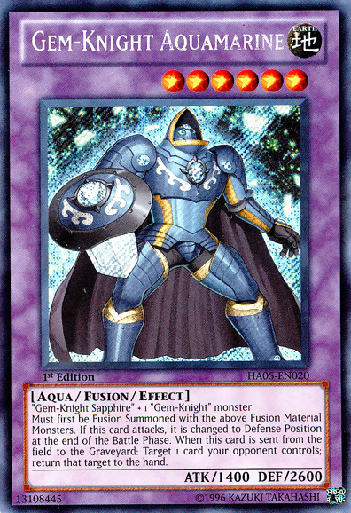 Gem-Knight Aquamarine [HA05-EN020] Secret Rare - Duel Kingdom