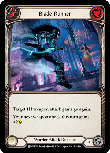 Blade Runner (Yellow) [EVR061] 1st Edition Normal - Duel Kingdom