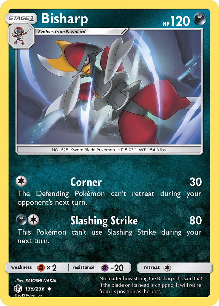 Bisharp (135/236) [Sun & Moon: Cosmic Eclipse] - Duel Kingdom