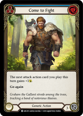 Come to Fight (Blue) [ARC205] Unlimited Normal - Duel Kingdom