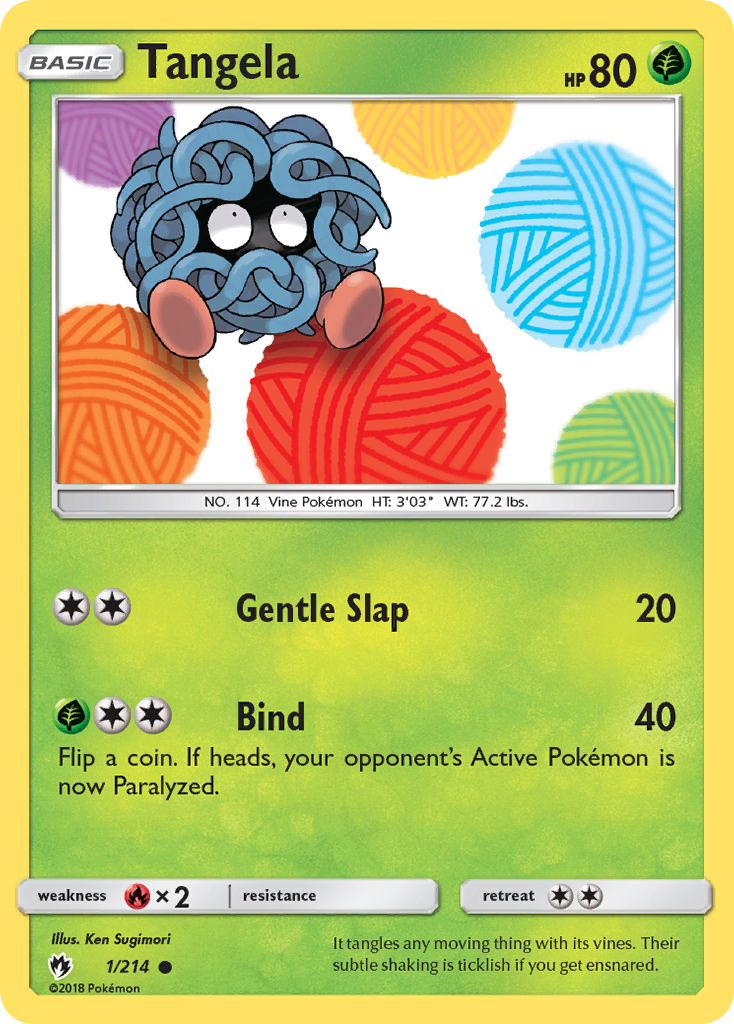 Tangela (1/214) [Sun & Moon: Lost Thunder] - Duel Kingdom