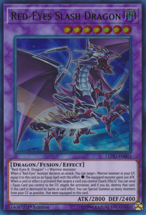 Red-Eyes Slash Dragon [LEDU-EN003] Ultra Rare - Duel Kingdom