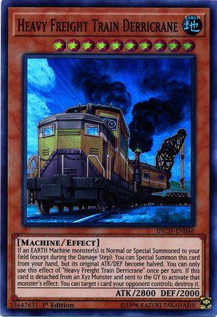 Heavy Freight Train Derricrane [INCH-EN046] Super Rare - Duel Kingdom