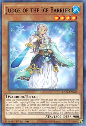Judge of the Ice Barrier [LIOV-EN020] Common - Duel Kingdom