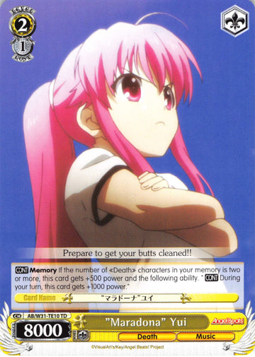 "Maradona" Yui (AB/W31-TE10 TD) [Angel Beats! Re:Edit]
