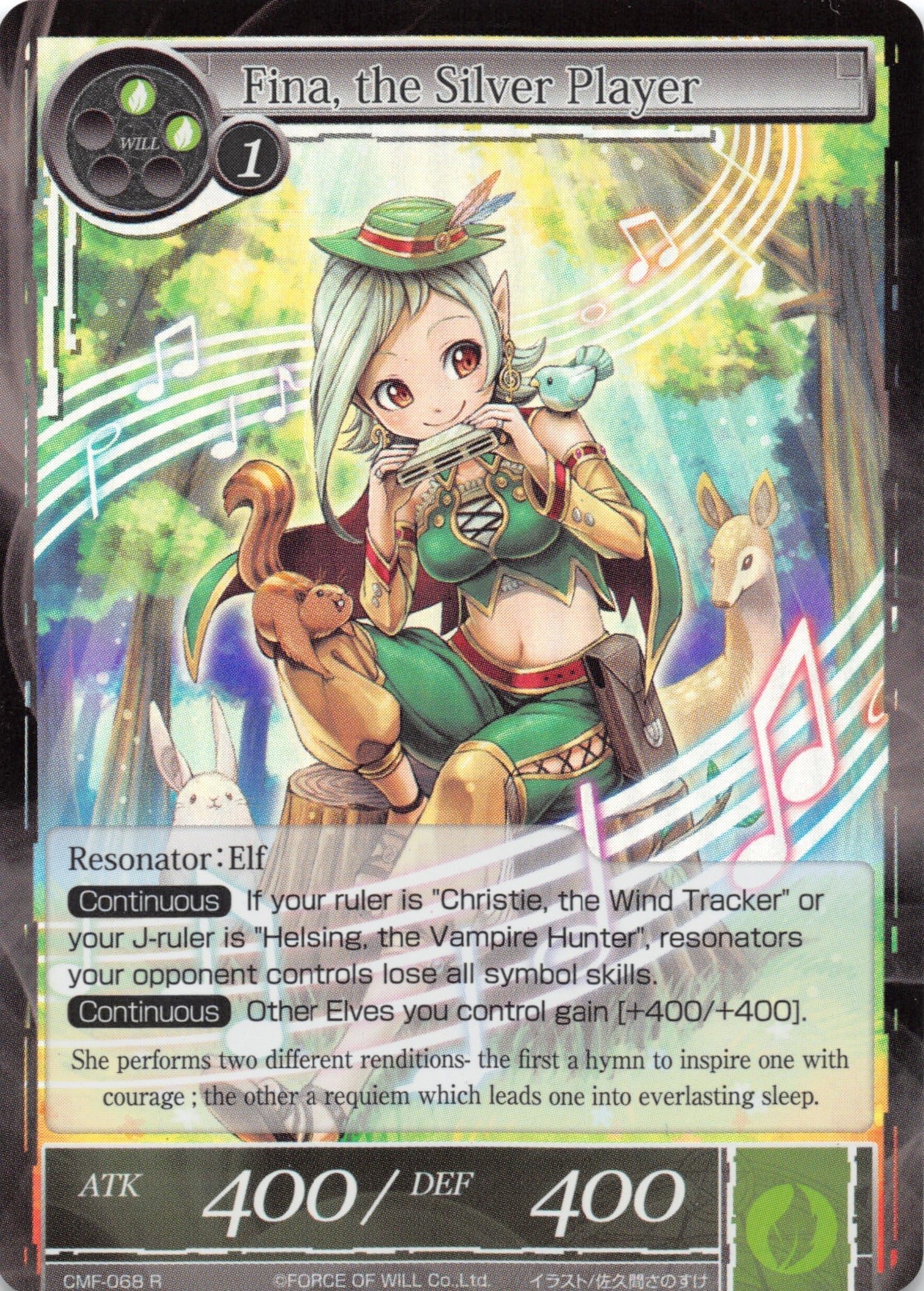 Fina, the Silver Player (CMF-068) [Crimson Moon's Fairy Tale]