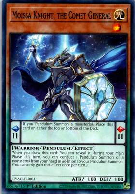 Moissa Knight, the Comet General [CYAC-EN081] Common