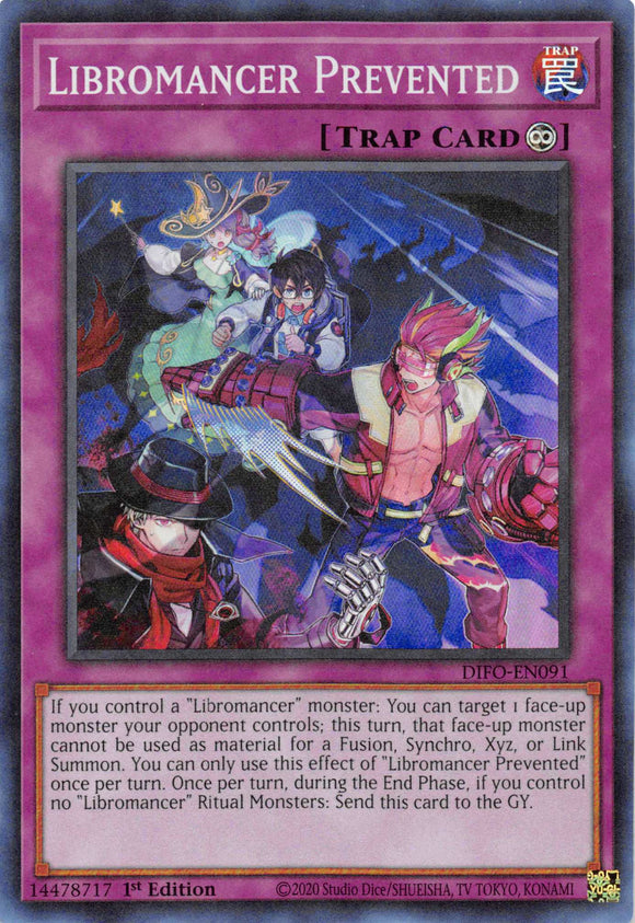 Libromancer Prevented [DIFO-EN091] Super Rare