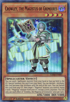 Crowley, the Magistus of Grimoires [GEIM-EN001] Super Rare