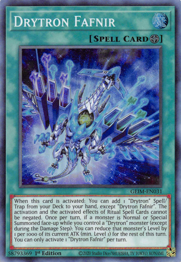 Drytron Fafnir [GEIM-EN031] Super Rare
