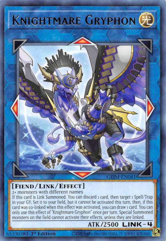 Knightmare Gryphon [GEIM-EN041] Rare